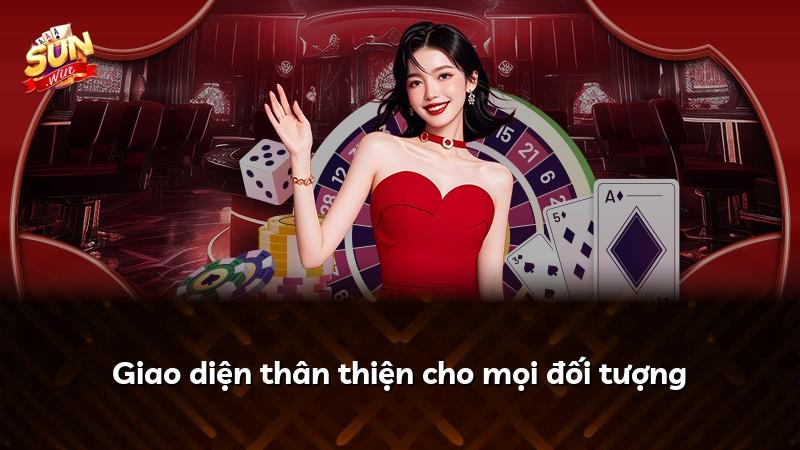 Giao diện thân thiện cho mọi đối tượng